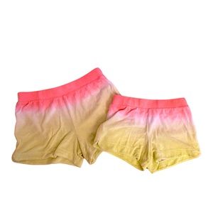 Big Sis Little Sis Beach Towel Shorts sizes 6-8 & 10-12